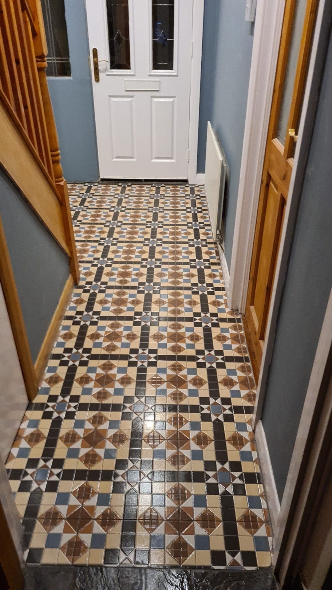Restored Tiled Hallway, Second Property
